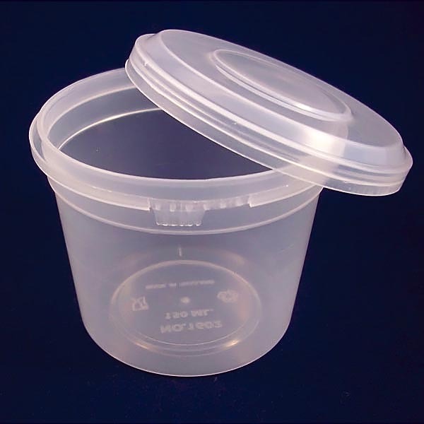 150mL Round Tamper Evident Container with Lids (Carton of 1000