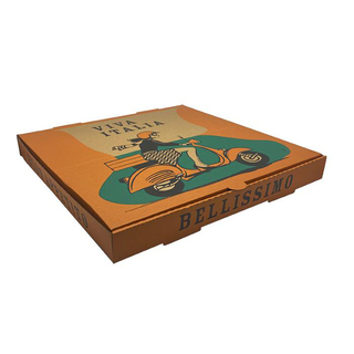 Greenmark Printed Pizza Box Brown 15 Inch