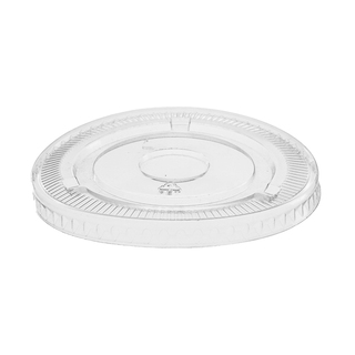 Greenmark Flat Lid with No Hole for PET Cup