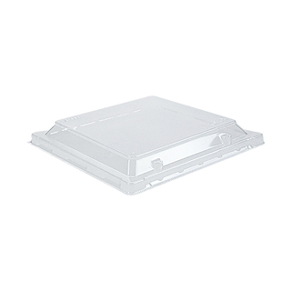 Clear Square Bakery Box Lid Large
