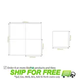 BioPak 2 Ply 1/4 Fold Lunch Napkin - White