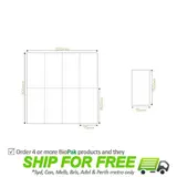 BioPak 1 Ply 1/8 Fold Lunch Napkin - White