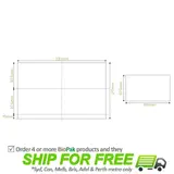 BioPak 2 Ply Single Saver BioDispenser Napkin - Natural