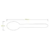 BioPak 16cm Wooden Spoon Natural Unbranded