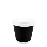 Premium 8oz Double Walled Uni-Lid Paper Coffee Cup
