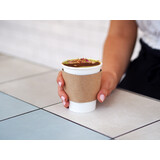 Kraft Coffee Cup Sleeves For 8oz Cups