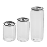 330mL Clear PET Can and Aluminium Drink Lid Set