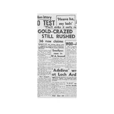 Newsprint Greaseproof Paper Third Sheet