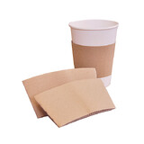 Kraft Coffee Cup Sleeves For 8oz Cups