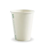 BioPak Single Wall 8oz Paper BioCup