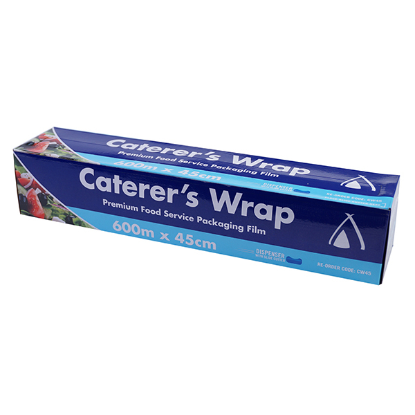 Alfresco BPA Free Caterers Cling Wrap 45cm x 600m With Easy Glide Cutter