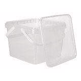 Square 4.2L Tamper Evident Container with Handles Set