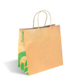 BioPak Large Kraft Paper Bags - Twist Handle