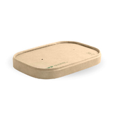 BioPak Paper Lid For Paper Takeaway Containers Kraft