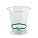 BioPak 360mL Clear Bioplastic Branded Cup