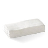 BioPak 2 Ply 1/8 Fold Quilted Dinner Napkin - White