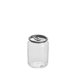 250mL Clear PET Can and Aluminium Dessert Lid Set