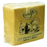 Durasoft Dinner Colour 2 Ply Napkin [Colour: Golden Yellow]