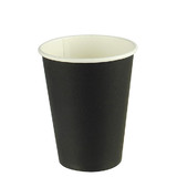 Black Single Wall 12oz Paper Coffee Cup