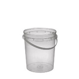 Food Bucket With Handle 1.2L Clear