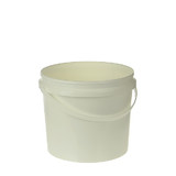 Food Bucket With Handle 2L White