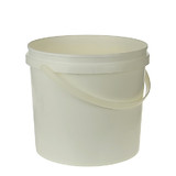 Food Bucket With Handle 5L White