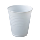 7oz White Plastic Water Cup 200mL