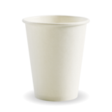 White Single Wall 8oz Paper Coffee Cup