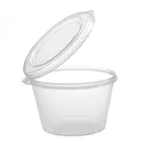 100mL Round Sauce Container With Hinged Lid