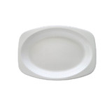 9x7 Inch Oval Foam Plate