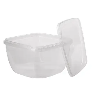 Square 2L Tamper Evident Container Set