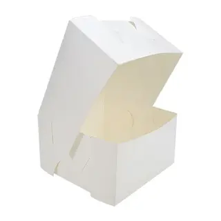 10x10x4 Cake Box with Hinged Lid