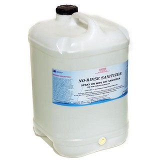 Spray On No Rinse Surface Sanitiser 20L
