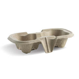 Moulded Cup Tray For 2 Cups