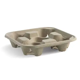 Greenmark Moulded Cup Tray For 4 Cups