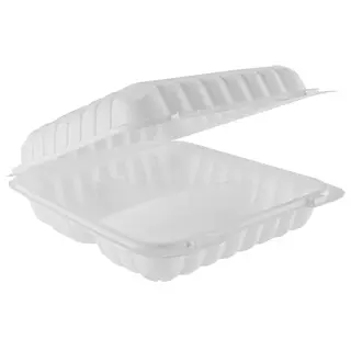 Plastic Large Dinner Box - 3 Compartments