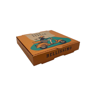 Greenmark Printed Pizza Box Brown 9 Inch