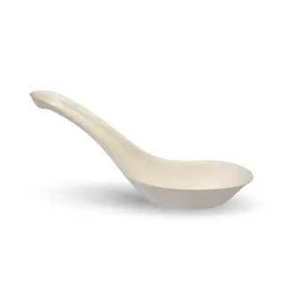 BioPak Sugarcane Chinese Soup Spoon