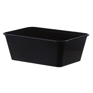 Black 1000mL Takeaway Container Bases