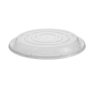 Clear Dome Lid for 1250mL White Plastic Bowl