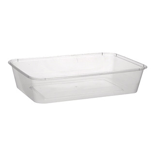 B500 Rectangular Plastic Takeaway Containers (Base) 500s