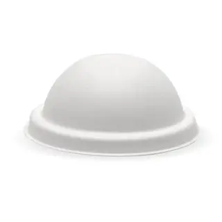 BioPak Sugarcane Dome Lids For 8oz Ice Cream Cups