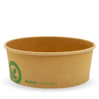 BioPak 1300mL Extra Large Kraft BioBowls