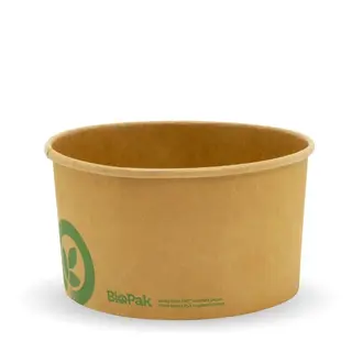 BioPak 1000mL Large Kraft BioBowls