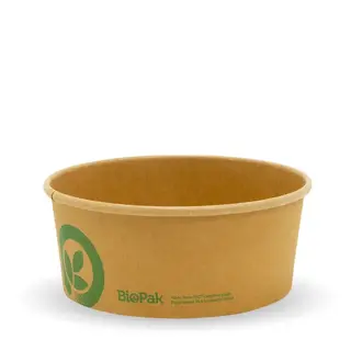 BioPak 750mL Medium Kraft BioBowls