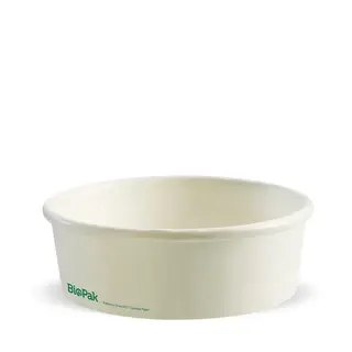 BioPak 500mL Small White BioBowls