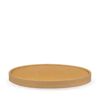 BioPak Kraft BioBowl Paper Lid XL