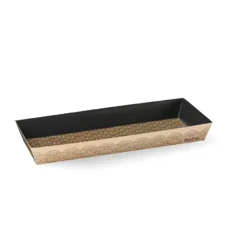 BioPak Bioboard Sushi Tray Base - Long