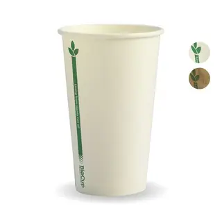 BioPak Green Line 12oz Single Wall BioCup