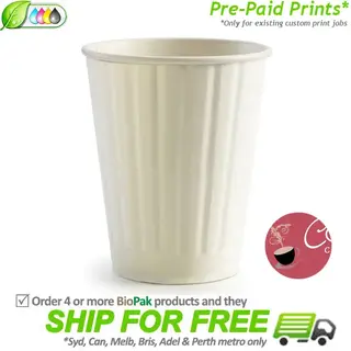 BioPak Double Wall 12oz Paper BioCup [NHO Print V4]